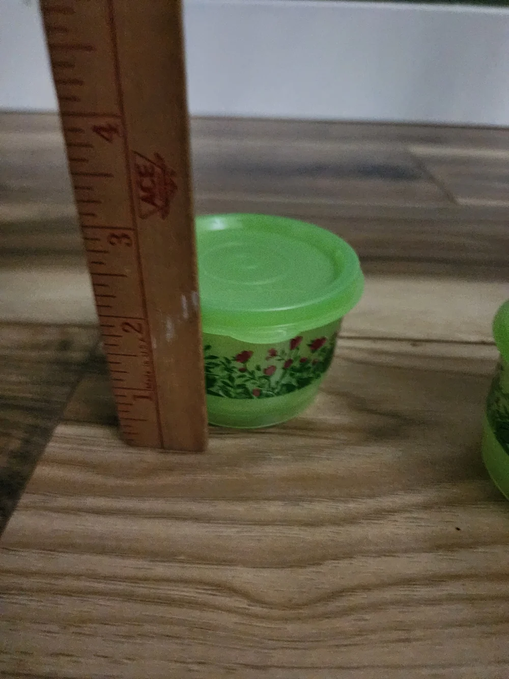 Tupperware Bright Delights Floral Canister & Snack Cups Set of 3 With Lids